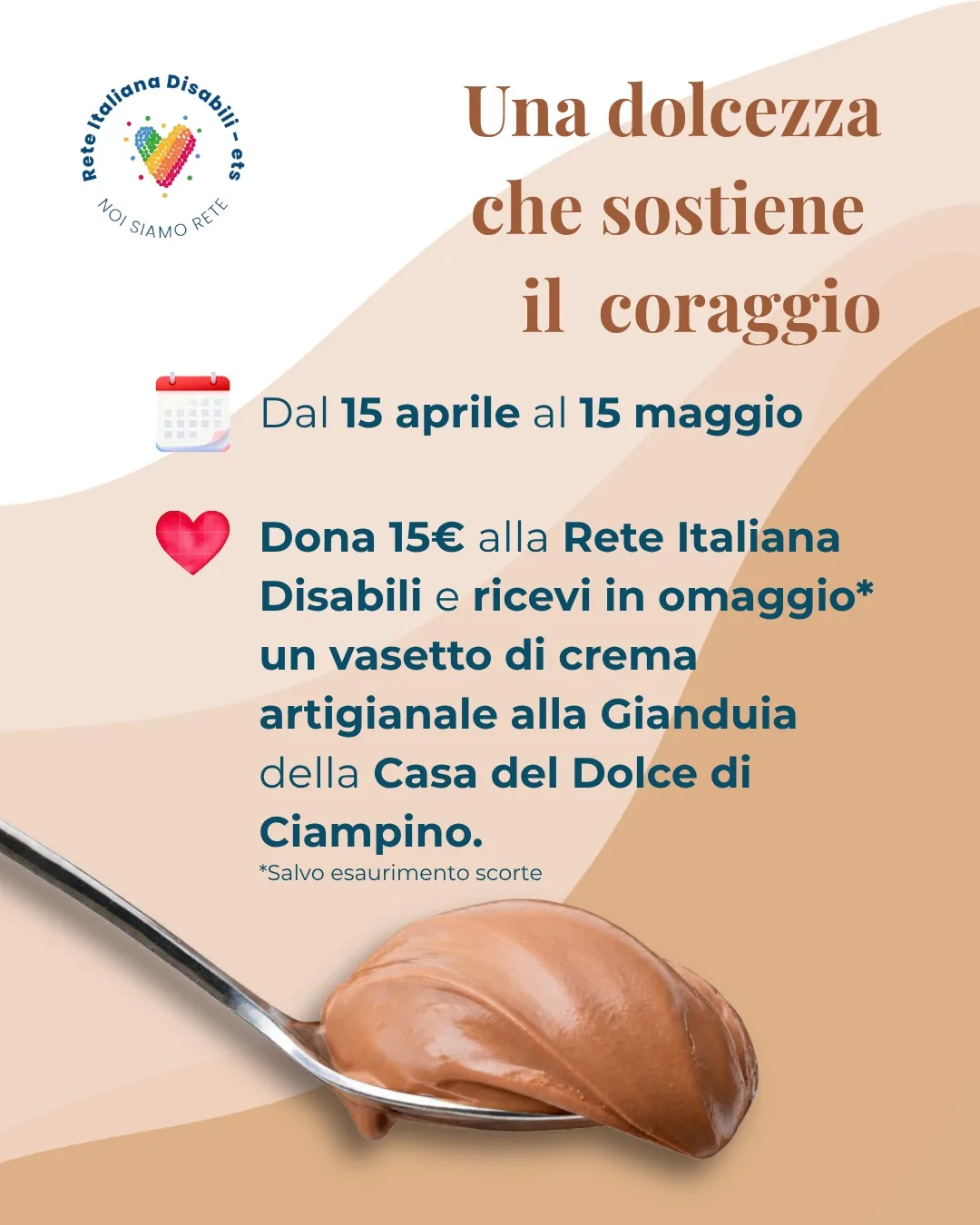 Campagna Gianduia — Una dolcezza che sostiene il coraggio